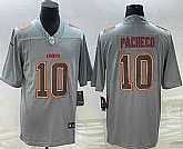 Men's Kansas City Chiefs #10 Isiah Pacheco Gray Atmosphere Fashion Stitched Jersey,baseball caps,new era cap wholesale,wholesale hats